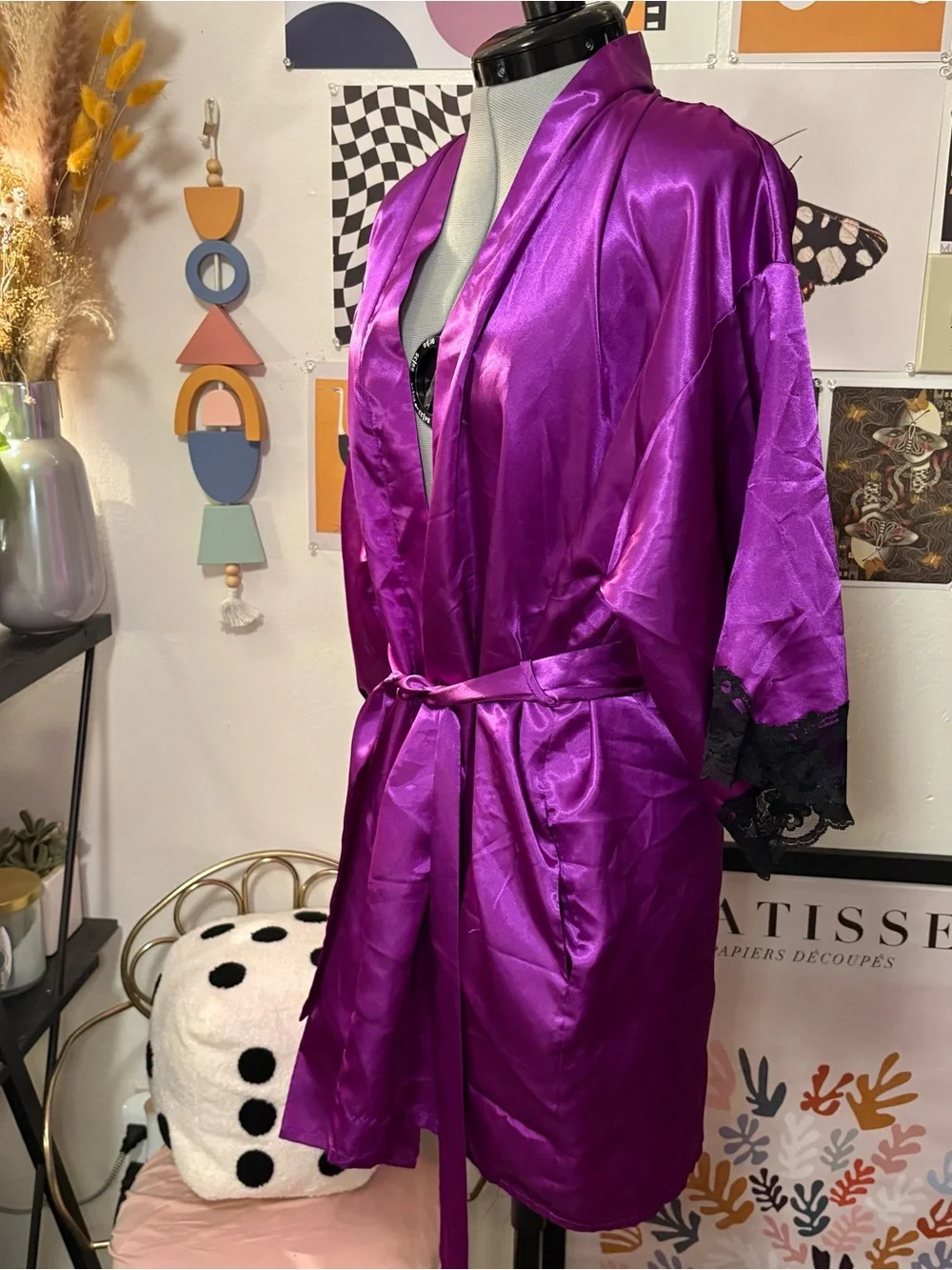 Vintage Frederick’s of Hollywood Satin Robe